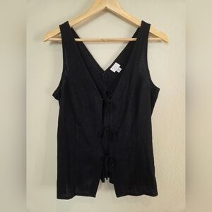Black Sleeveless Top
